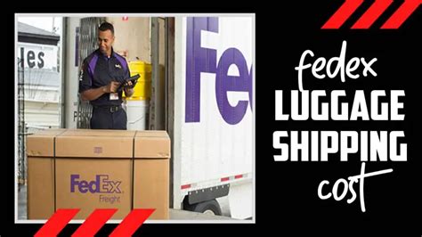 fedex suitcase shipping cost.